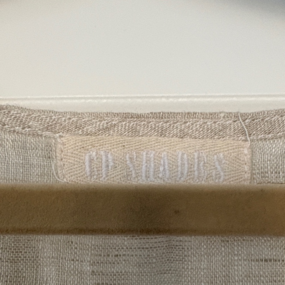 CP Shades Lightweight Linen Tunic in Cream - Picture 3 of 4